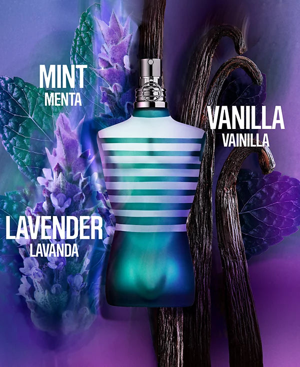 "Jean Paul Gaultier: A Light Blue Symphony of Vanilla, Mint, and Lavender"